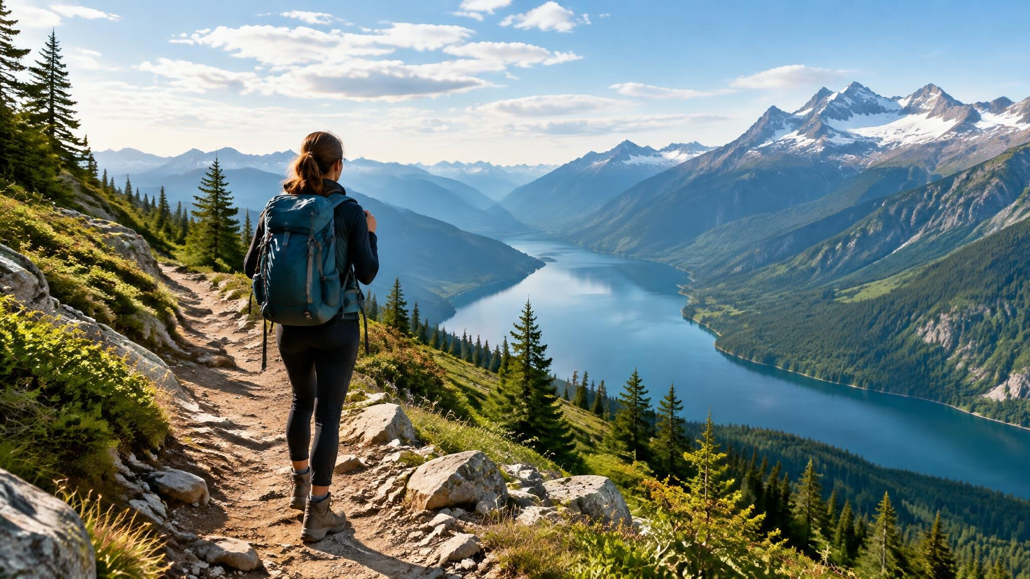 mountain hiking trail