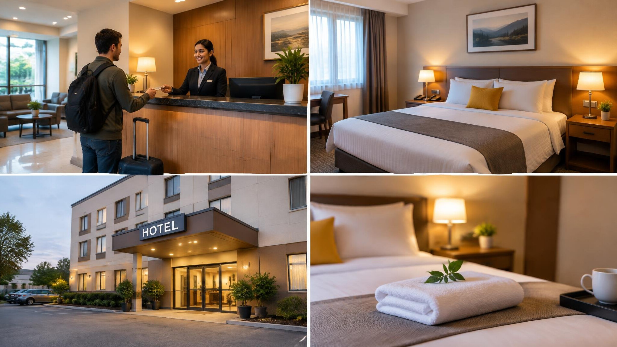 budget hotel room