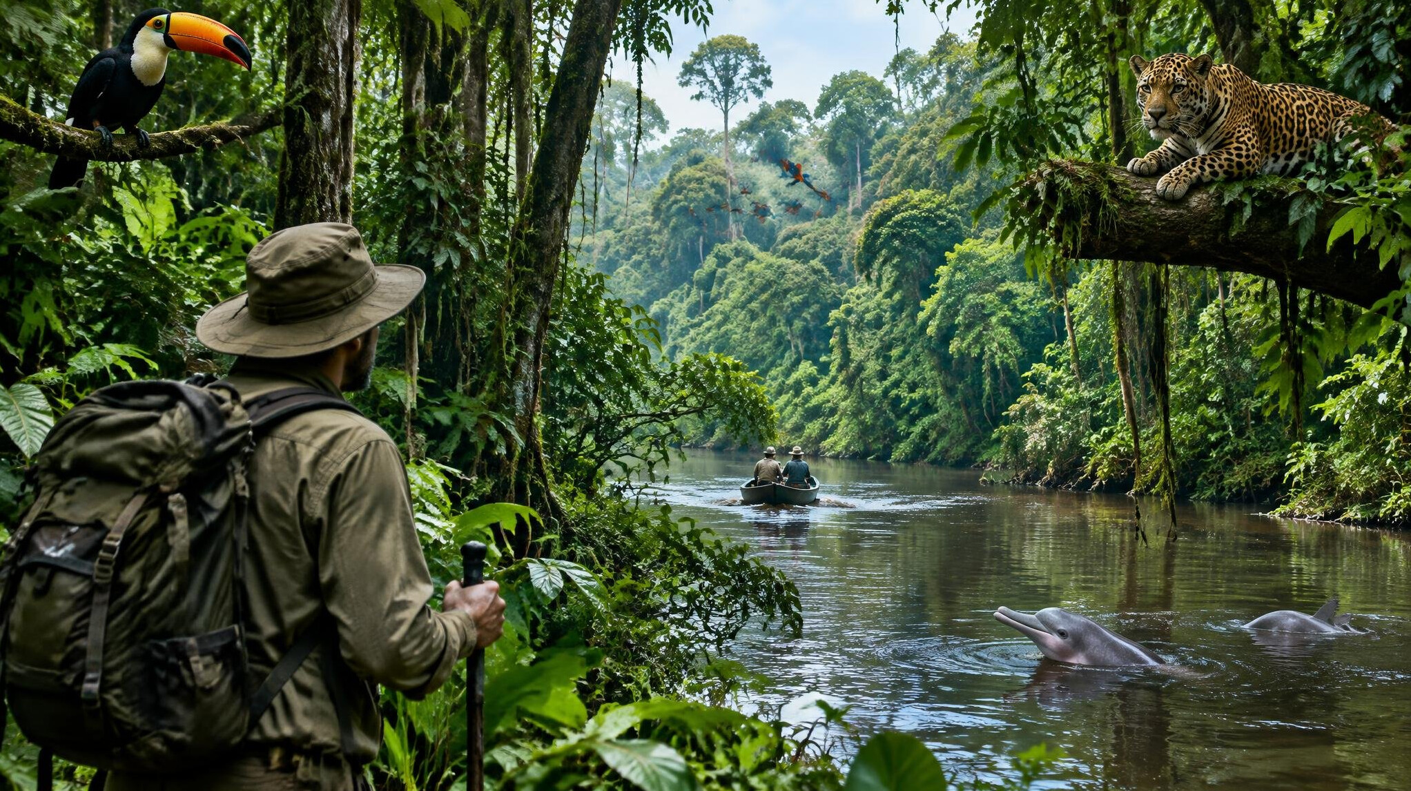 dense jungle trees